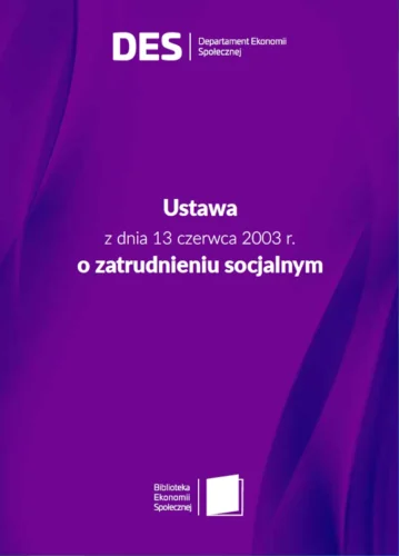 Ustawa o zatrudnieniu socjalnym – tekst jednolity z 28 września 2022 r.
